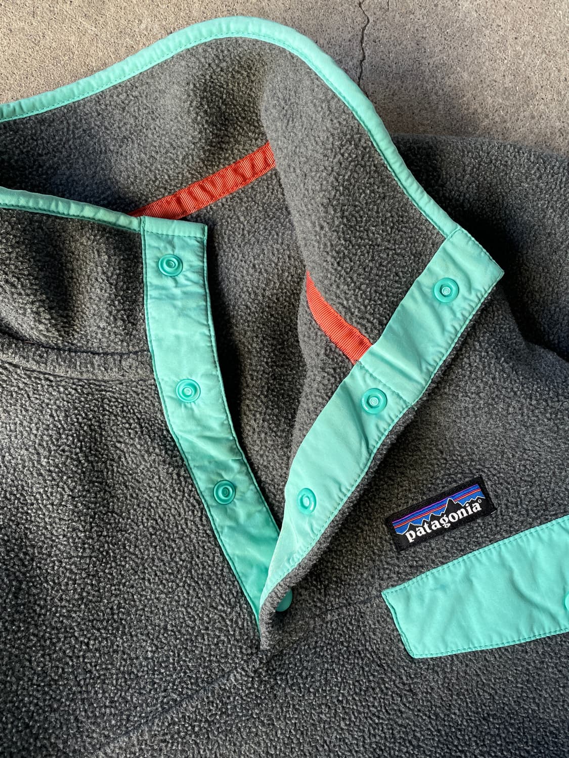 Patagonia Synchilla Nikel&Mint Snap-T 상품이미지5