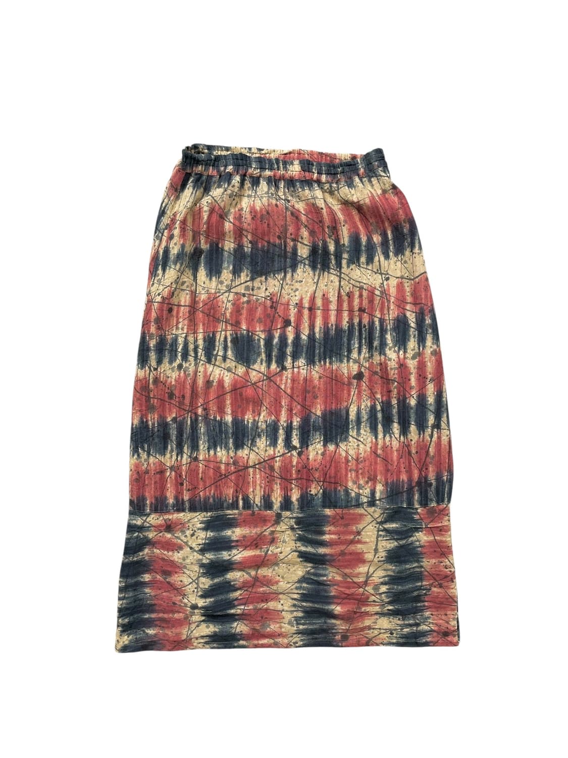 vintage indigo rust batik skirt 상품이미지2