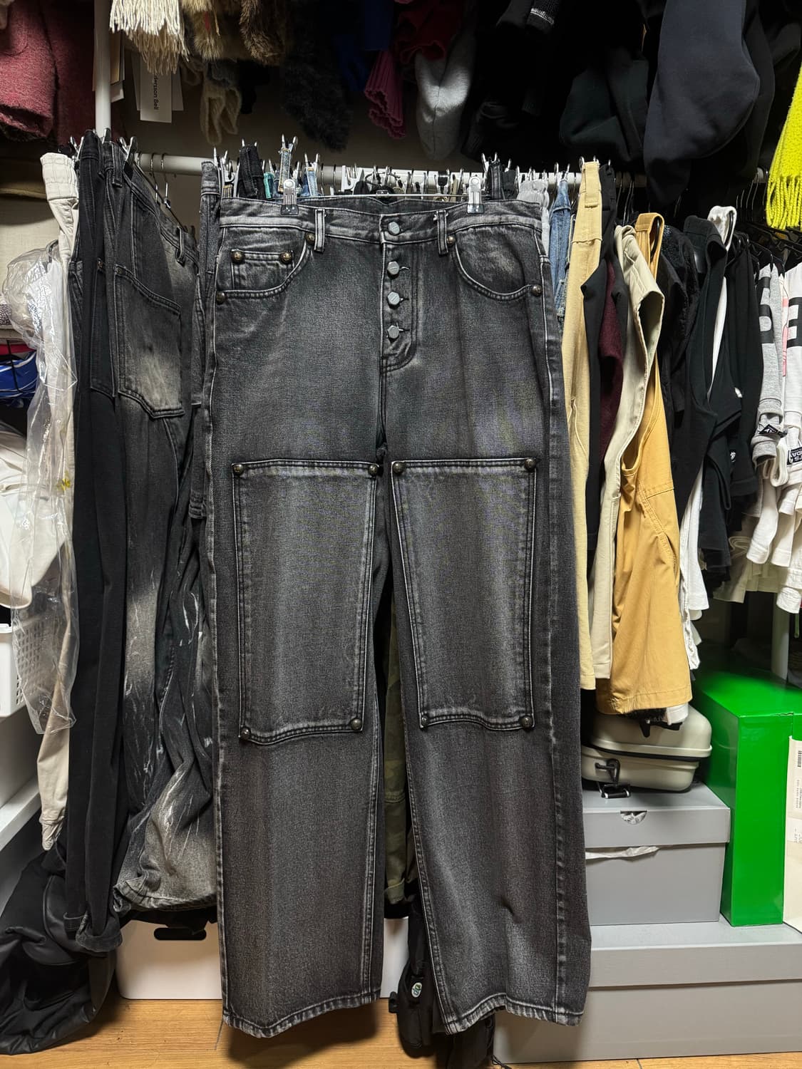 떠그클럽 더블니 레이저 팬츠 상품이미지1