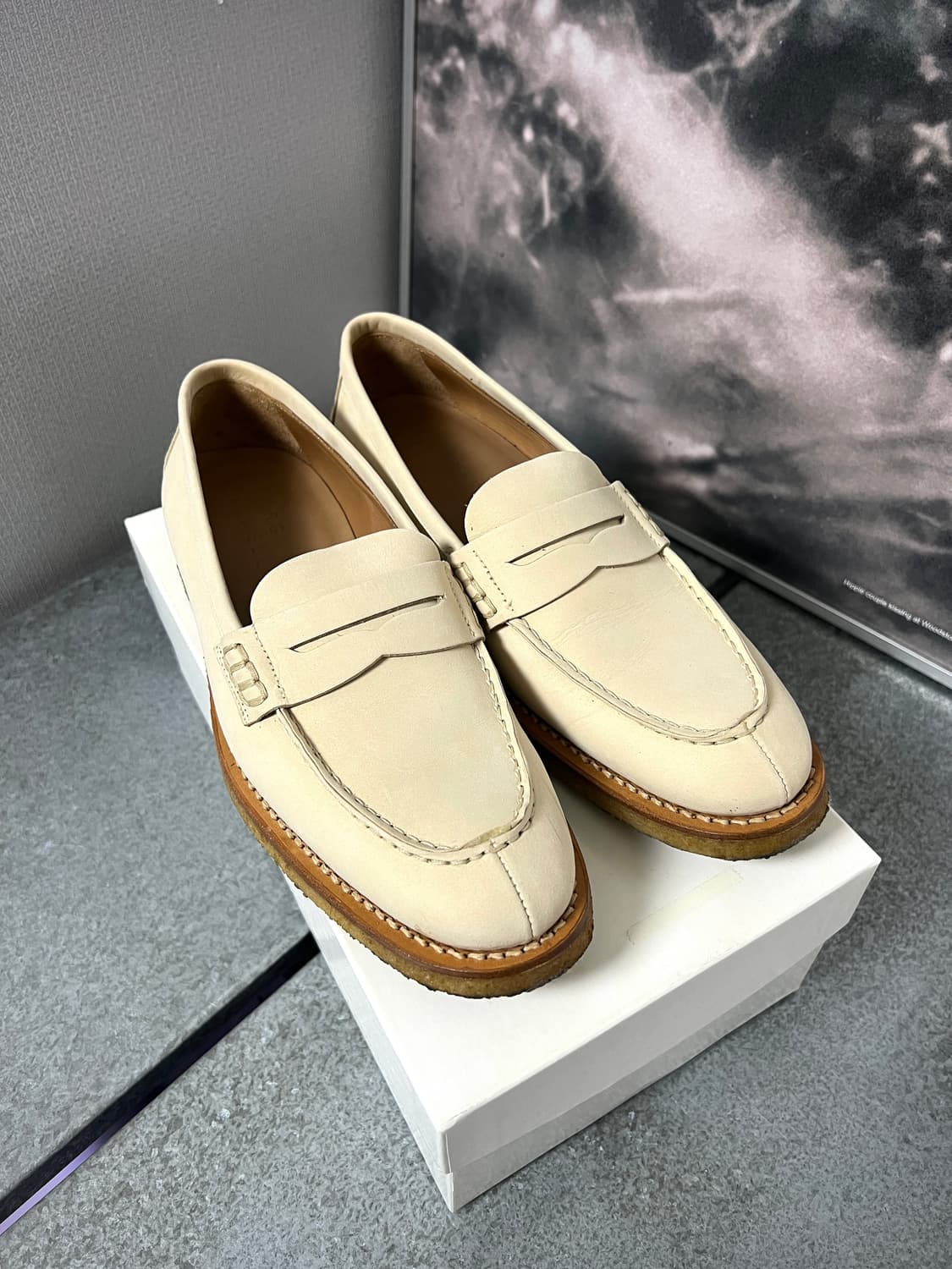 MARGARET HOWELL-BEIGE LOAFERS 상품이미지1