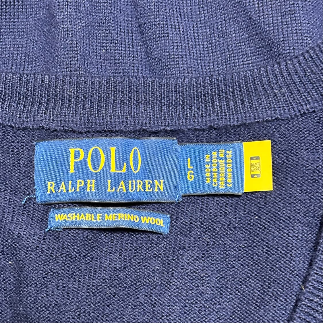 Polo Ralph Lauren 메리노울 브이넥 니트 상품이미지3