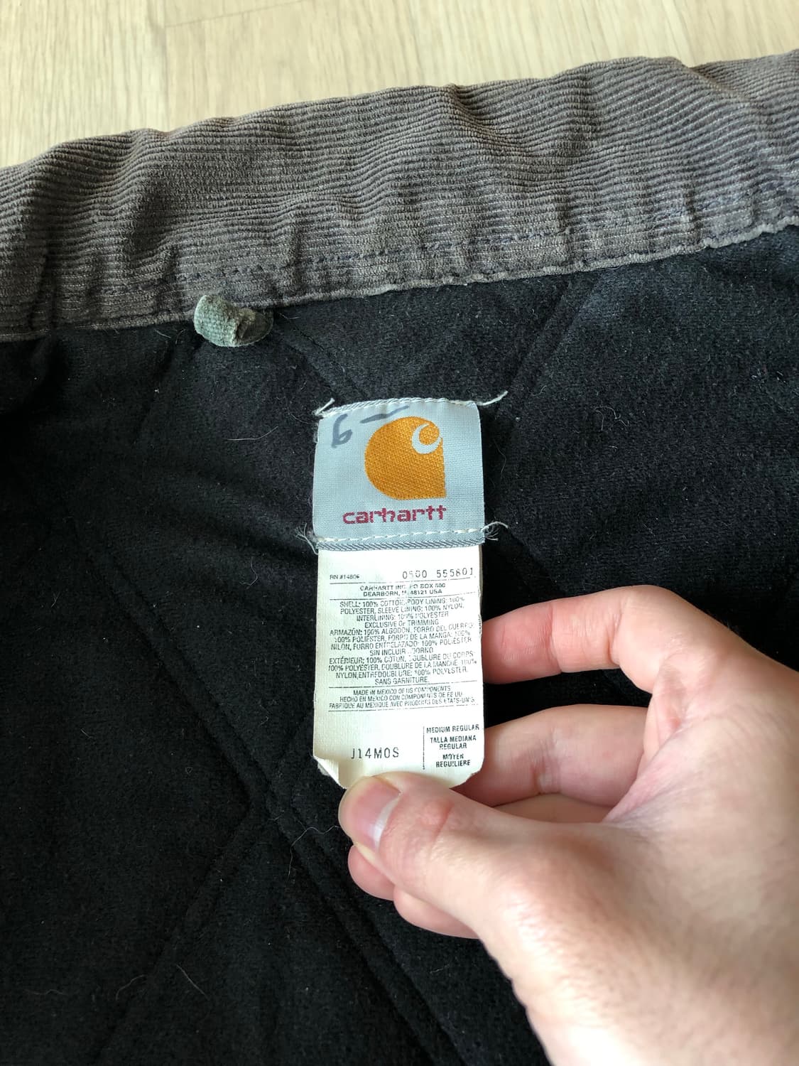 [M] 칼하트 j14 mos 모스그린 산타페 판매 상품이미지3