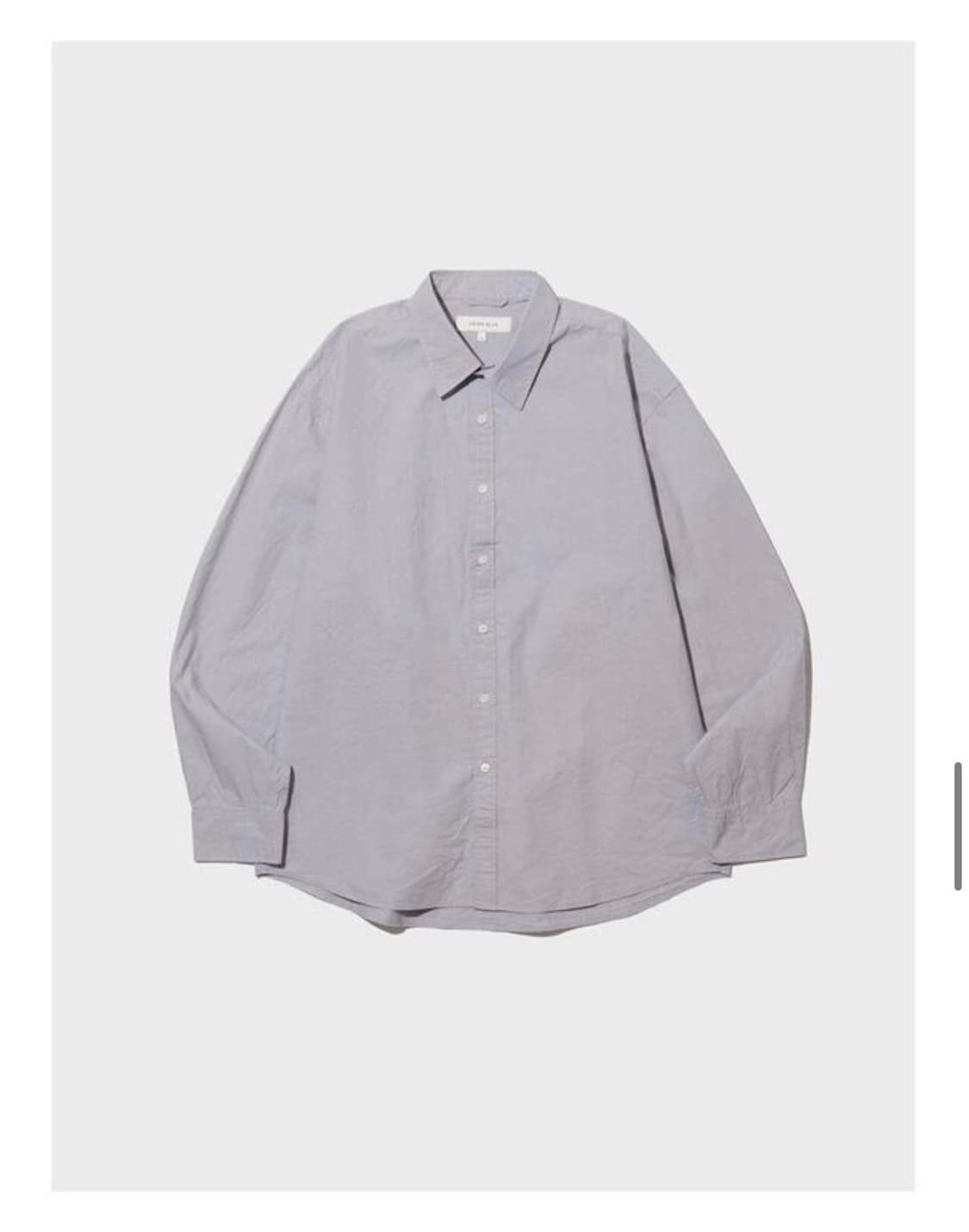 [XL] 유니온블루 런드리셔츠 라벤더그레이 상품이미지1