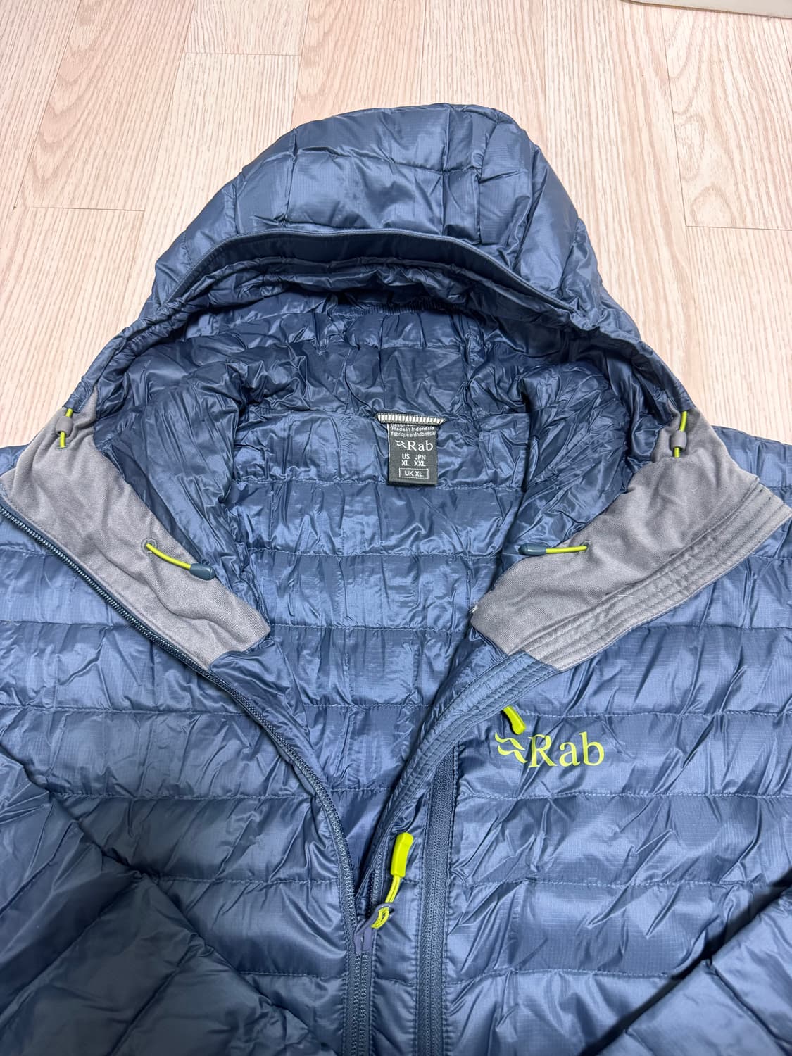 (XL)랩 RAB 마이크로라이트 알파인자켓 오리온블루 상품이미지5