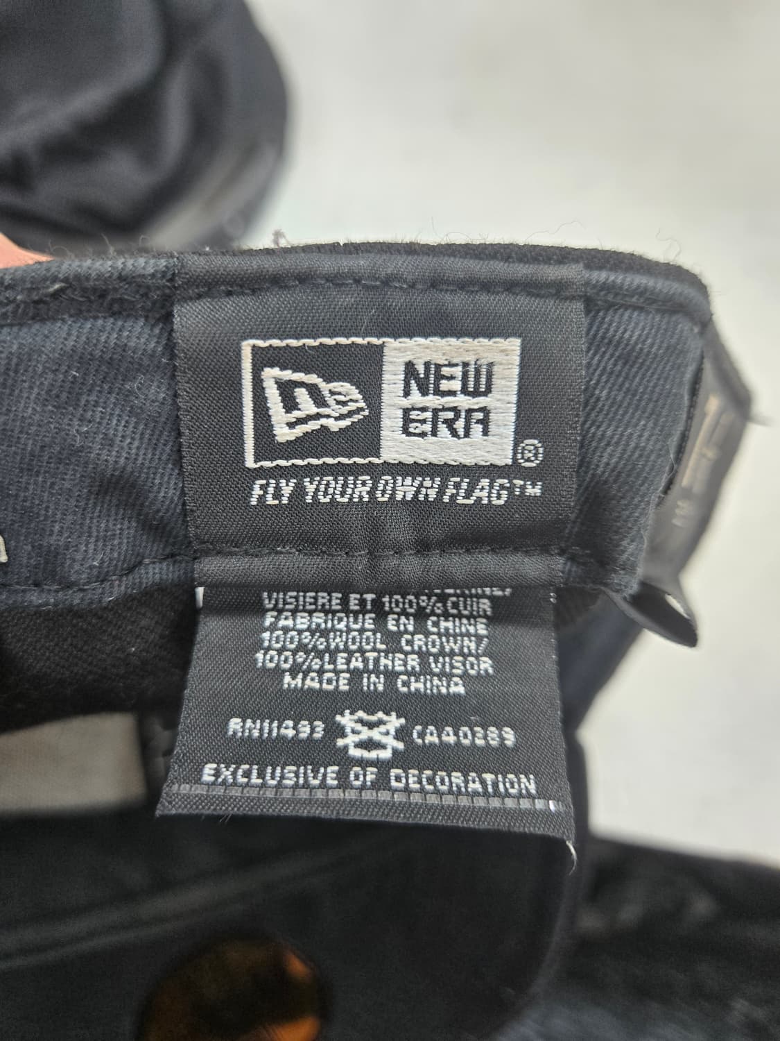 요지 야마모토 뉴에라 가죽 블랙 볼캡 모자 스냅백 상품이미지7