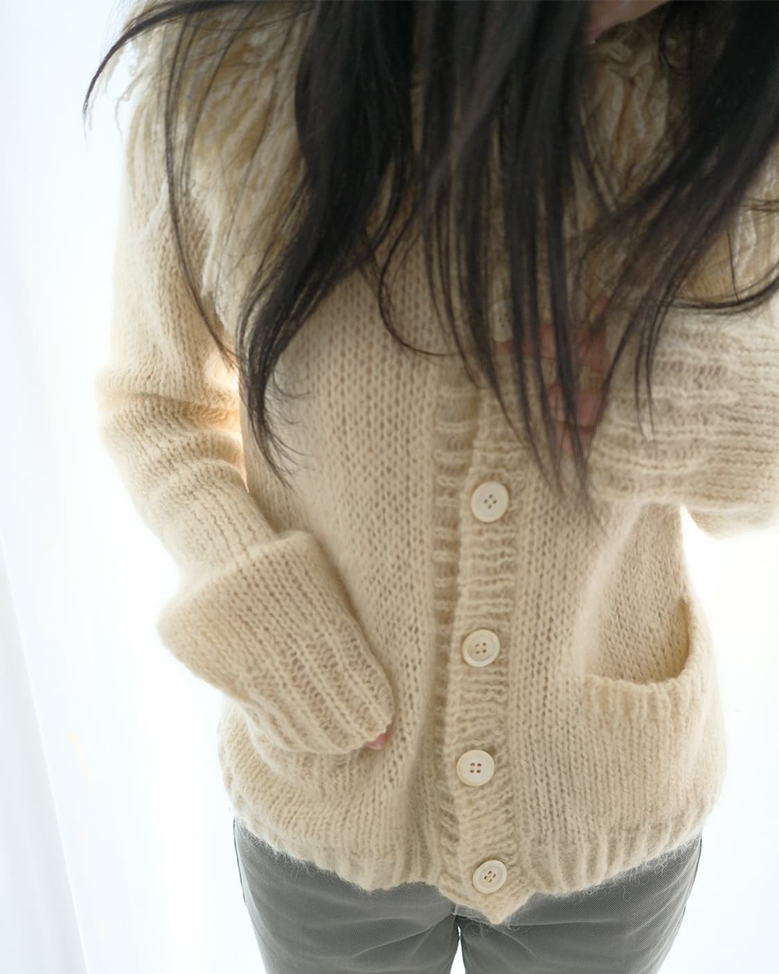 2005 Yarn fringe cardigan 상품이미지2