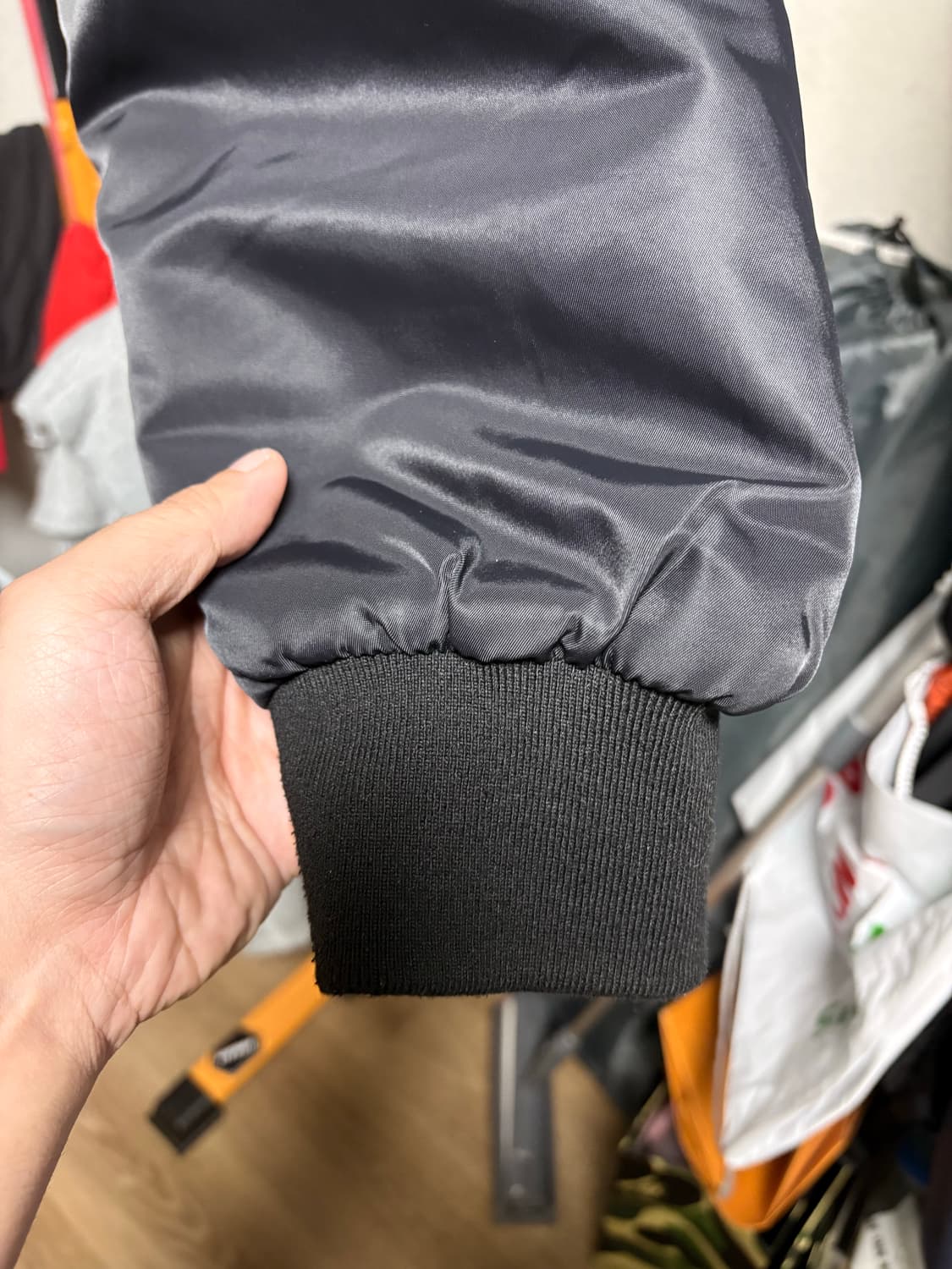 슈프림X디키즈 퍼 칼라 봄버자켓 블랙 L 상품이미지6