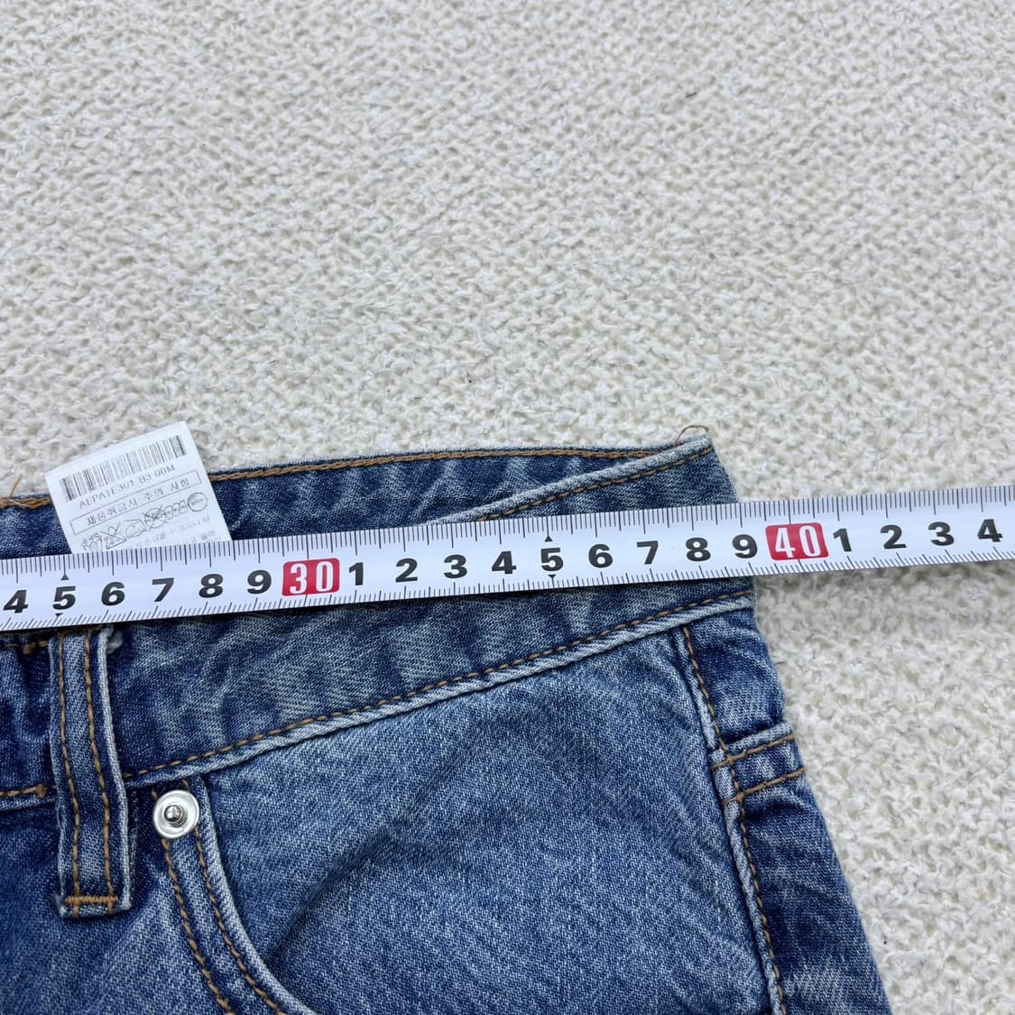 75-95 빈티지 와이드 데님 팬츠 0427E 상품이미지5