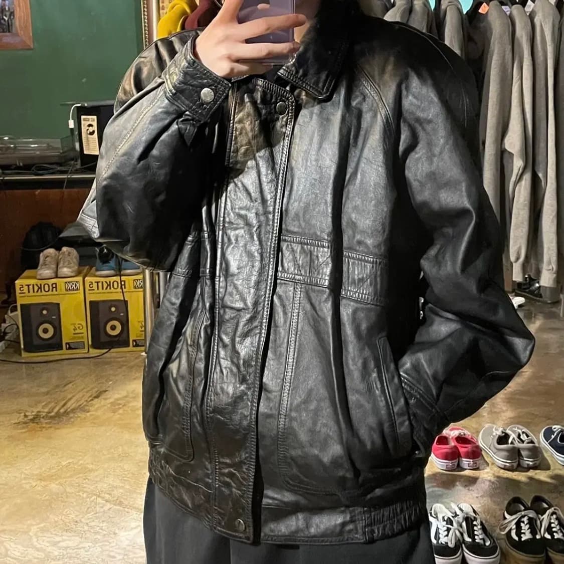 빈티지 가죽자켓 상품이미지4