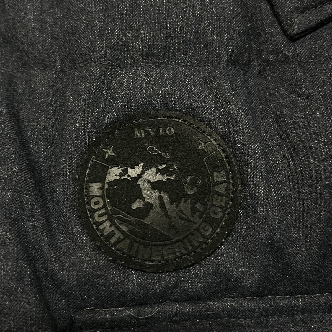 엠비오 구스다운 라쿤퍼 헤링본 후드 롱패딩 점퍼 [다크네이비] L/100 상품이미지4