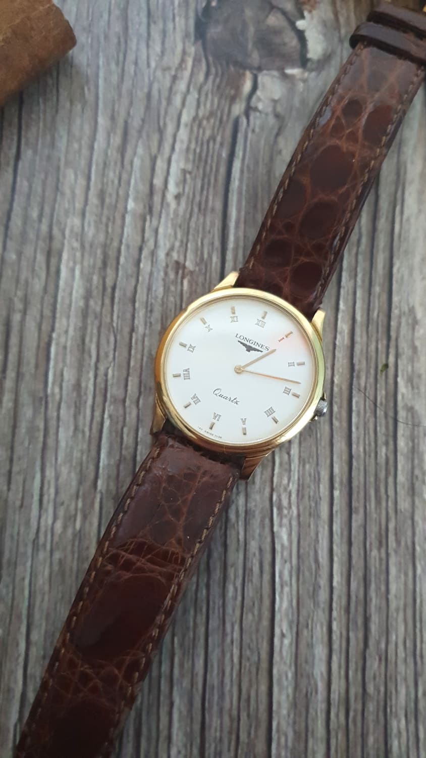 정품 론진 클래식 140.7038 남여공용 악어가죽 시계(새스트랩 포함) 상품이미지6