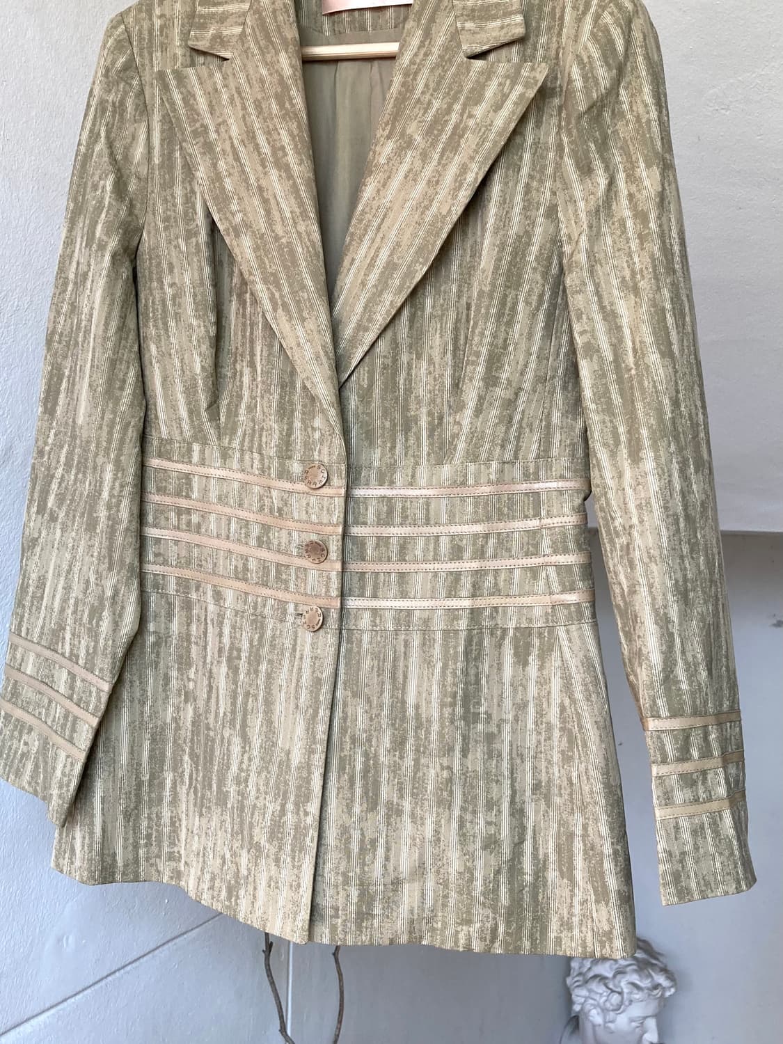 브리저튼 코르셋 스트라이프 자켓 상품이미지3