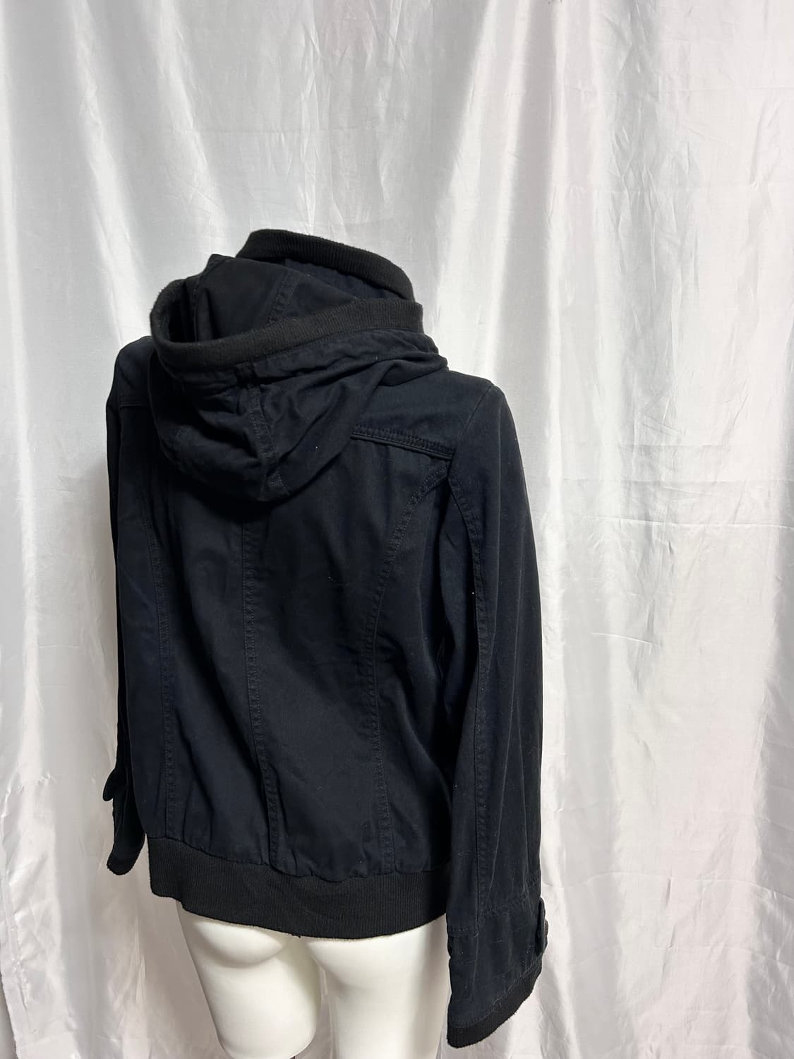 y2k 00s punk button detail hoodie jacket 상품이미지8