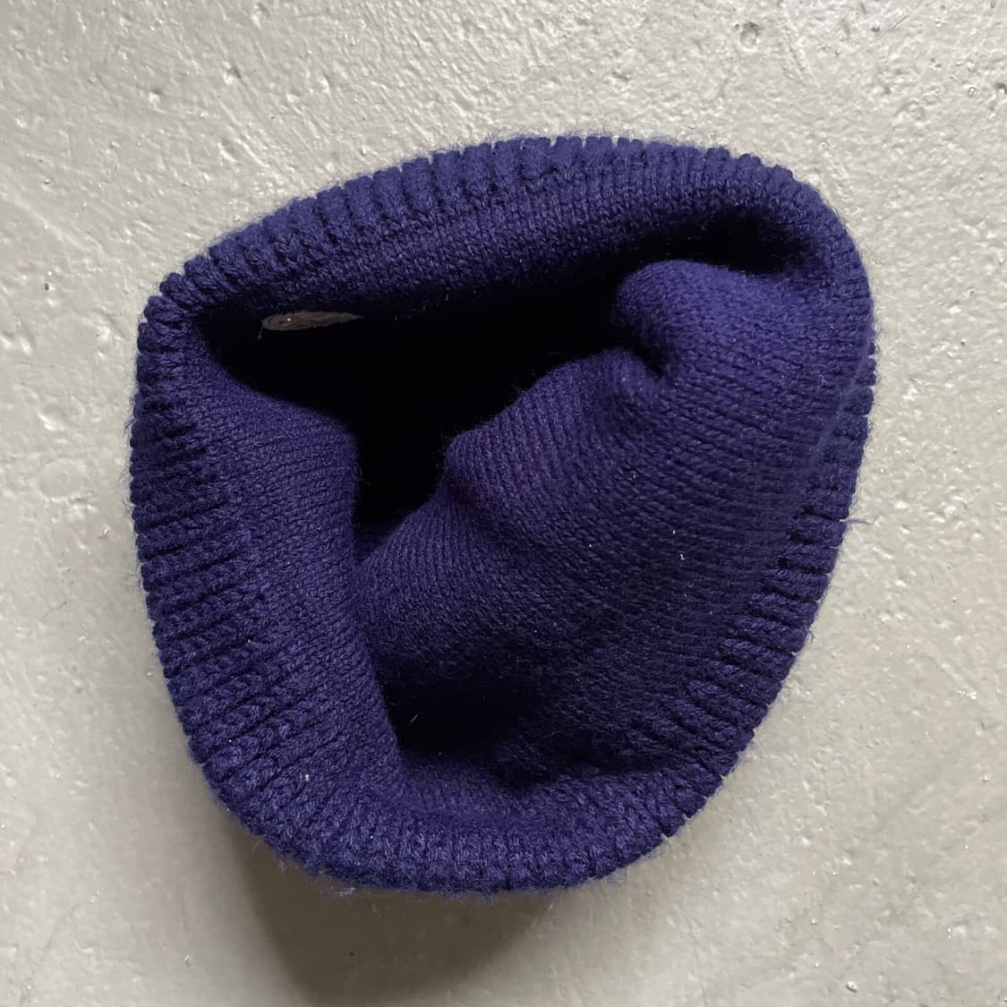 90s 스투시 다이아 패턴 로고 비니 퍼플레드 상품이미지3