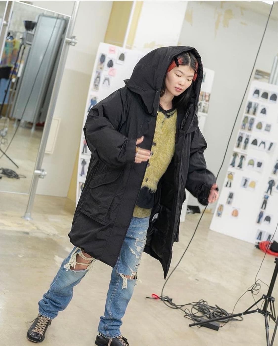 (구해요) Perverze Long Down Jacket 롱 다운 자켓  상품이미지1