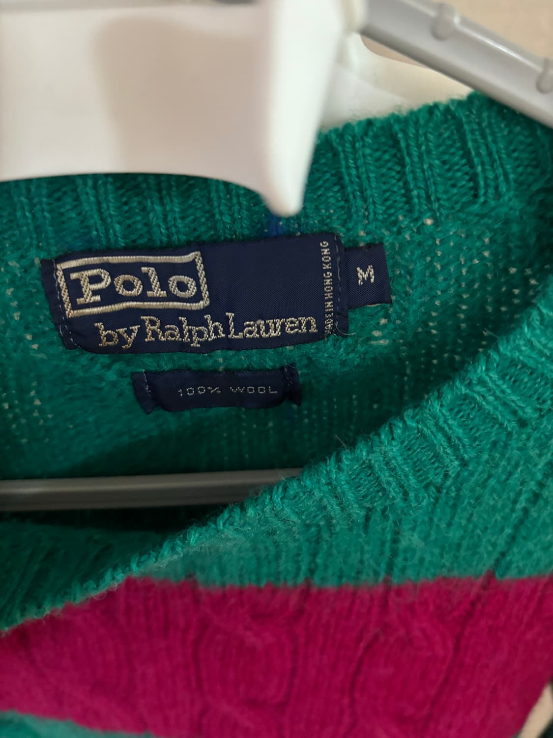 폴로 랄프로렌 스트라이프 울 니트 M 상품이미지4