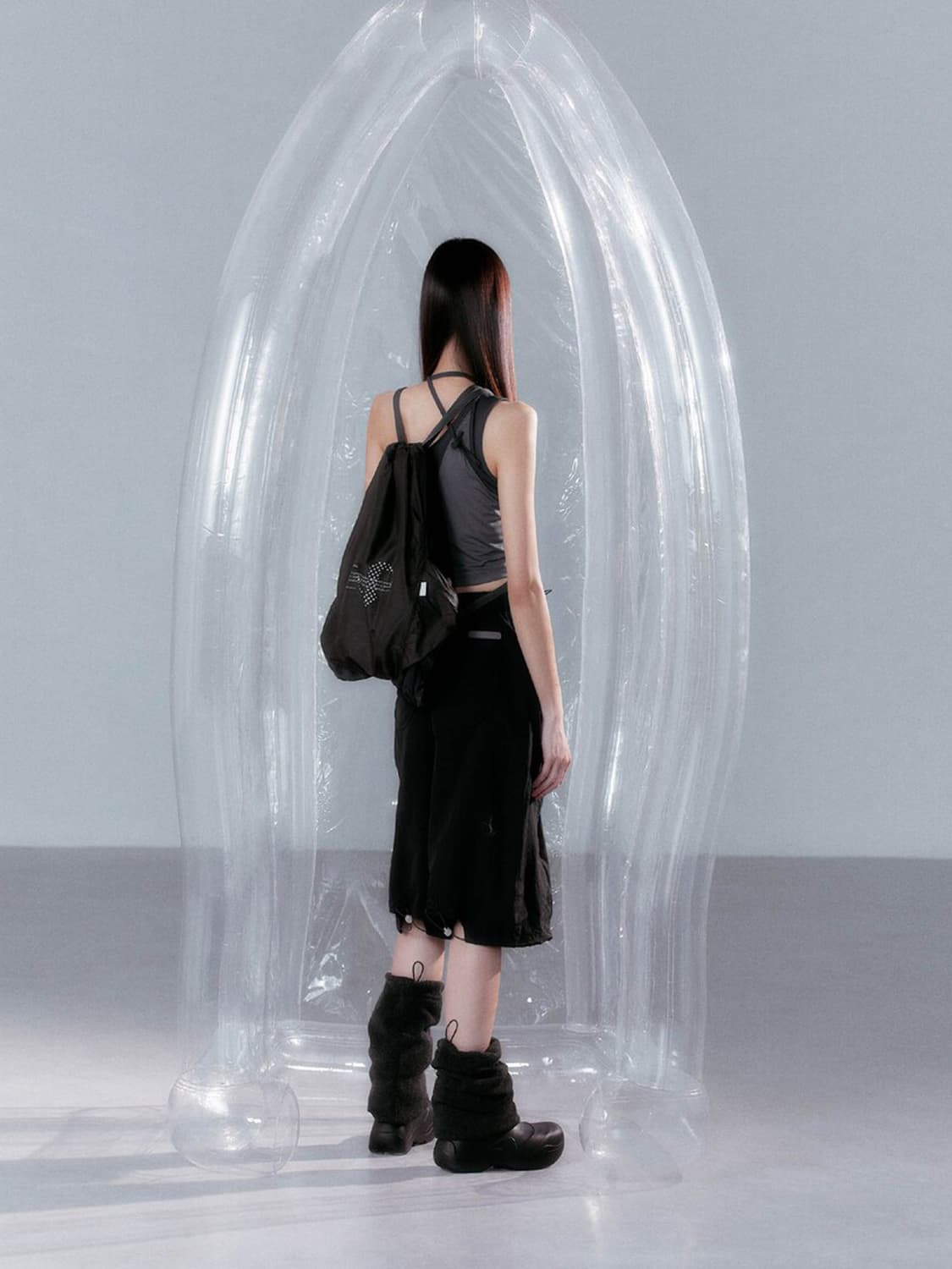 [새상품]오호스 DEFORMABLE LIGHT GYM SACK-BLACK 상품이미지3