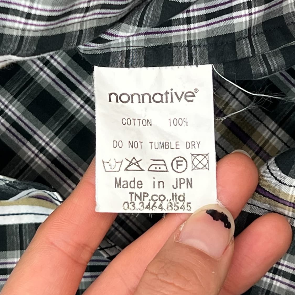 논네이티브 체크셔츠 r1381 상품이미지6