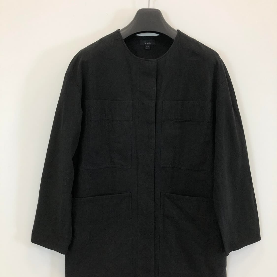 COS 코스 코튼 논카라 가먼트롱자켓 66 상품이미지2