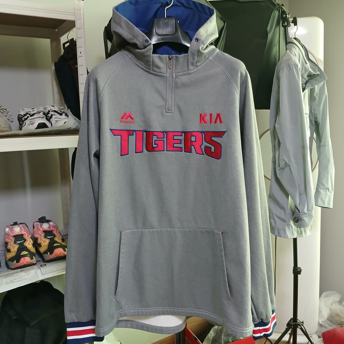 마제스틱 기아 타이거즈 아노락 져지 후드집업 기모 상품이미지9