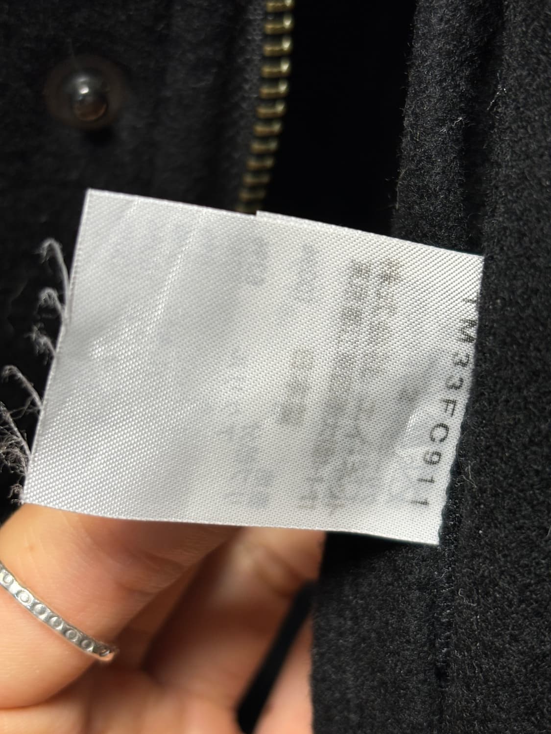 츠모리 치사토 울 후드집업 자켓 상품이미지7