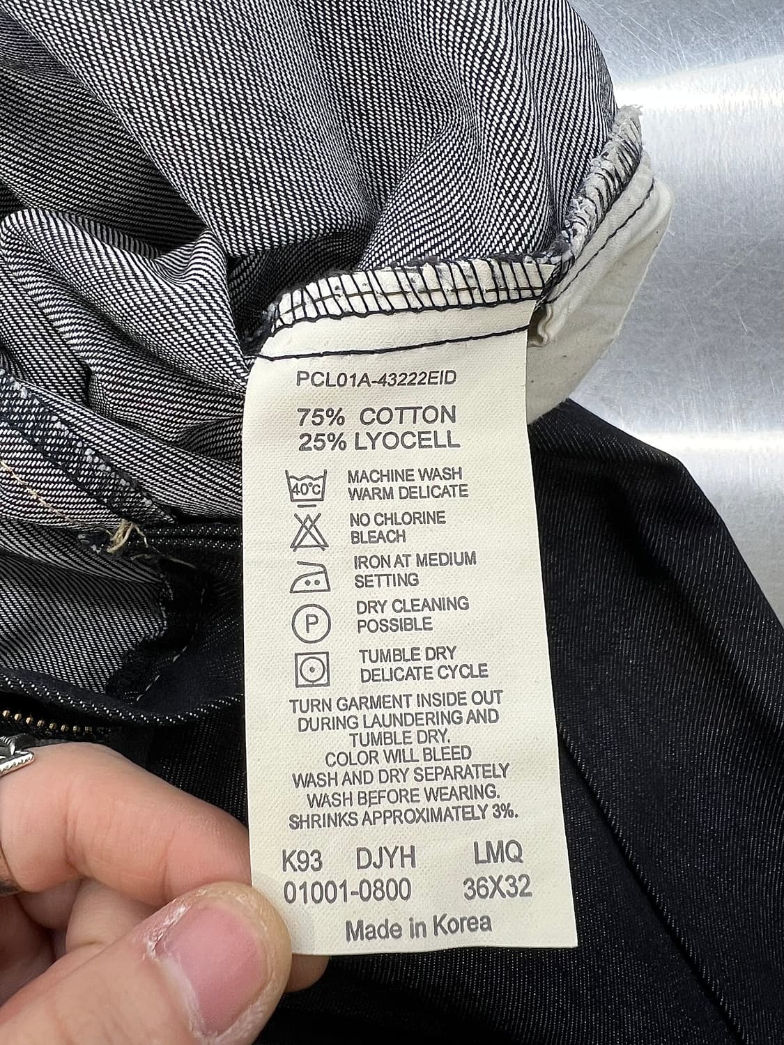 리바이스 엔지니어드 셀비지 데님 팬츠 상품이미지8