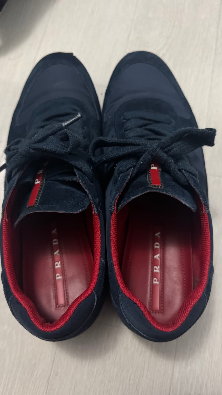 프라다 나일런 스웨이드 스니커즈 상품이미지2