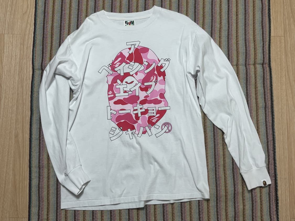 베이프 롱슬리브 상품이미지1