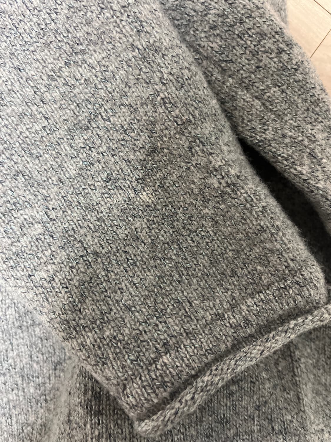 니틀리 니트후드 민트그레이 3size 상품이미지3