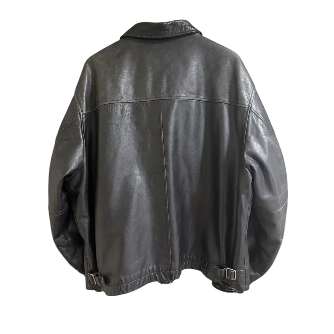 올드갭 리얼 레더 자켓 블랙 상품이미지2