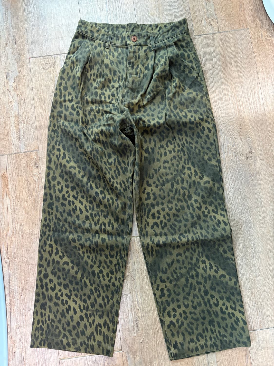 이알에스코 레오파드 배기 트라우저 상품이미지1