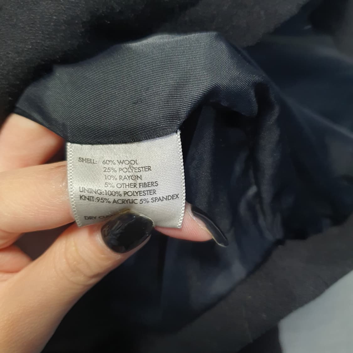 캘빈클라인 남성 울 블랙 점퍼  상품이미지6