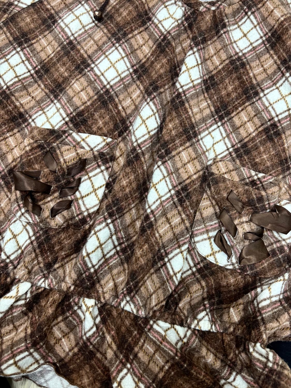 Top: [LIZLISA]rare 딸기초코 판초 후드  상품이미지5