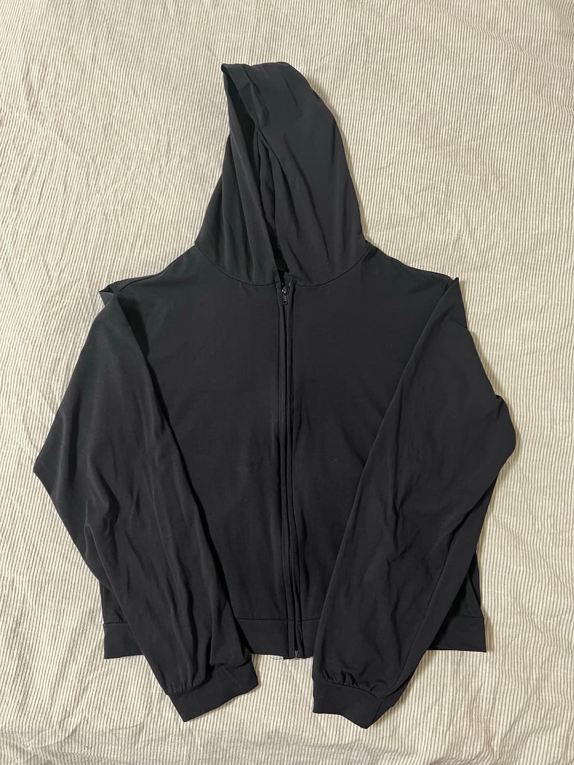 머듈 라운지 후드집업 hoodie zipup 블랙 상품이미지3