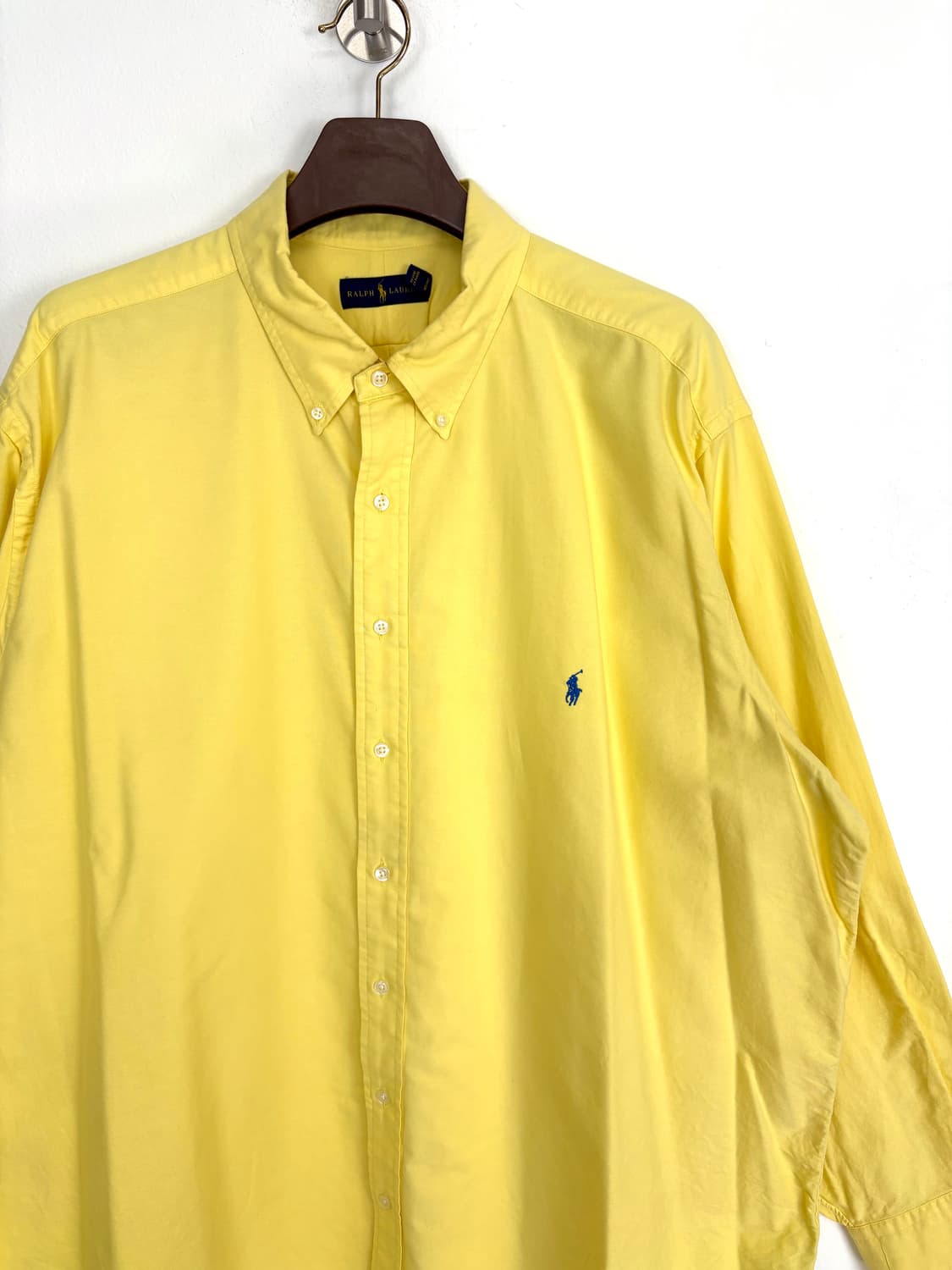 [5XL]POLO 옐로우 긴팔 셔츠 상품이미지3