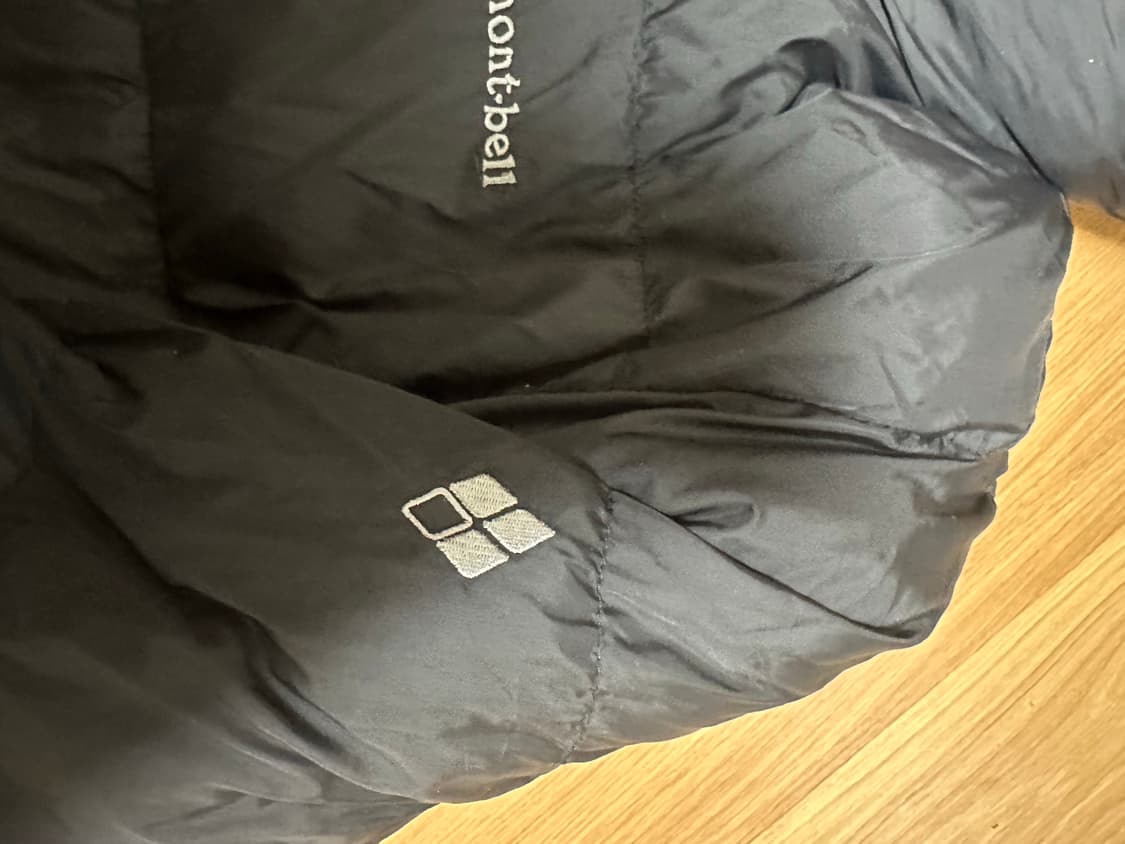 몽벨 리버시블 패딩 후드 블랙 M 상품이미지3