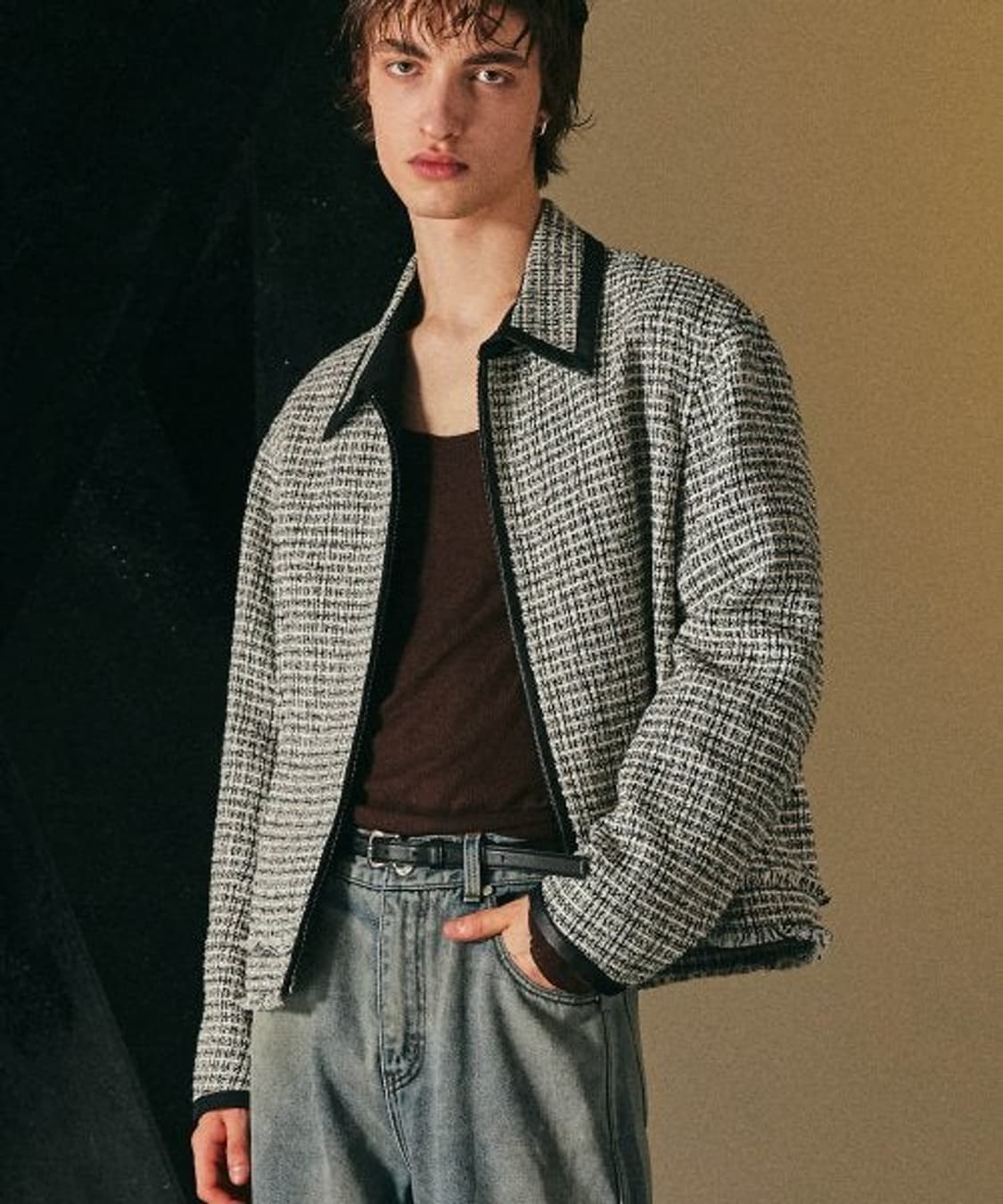 엘무드 파탈 트위드 블루종 상품이미지6