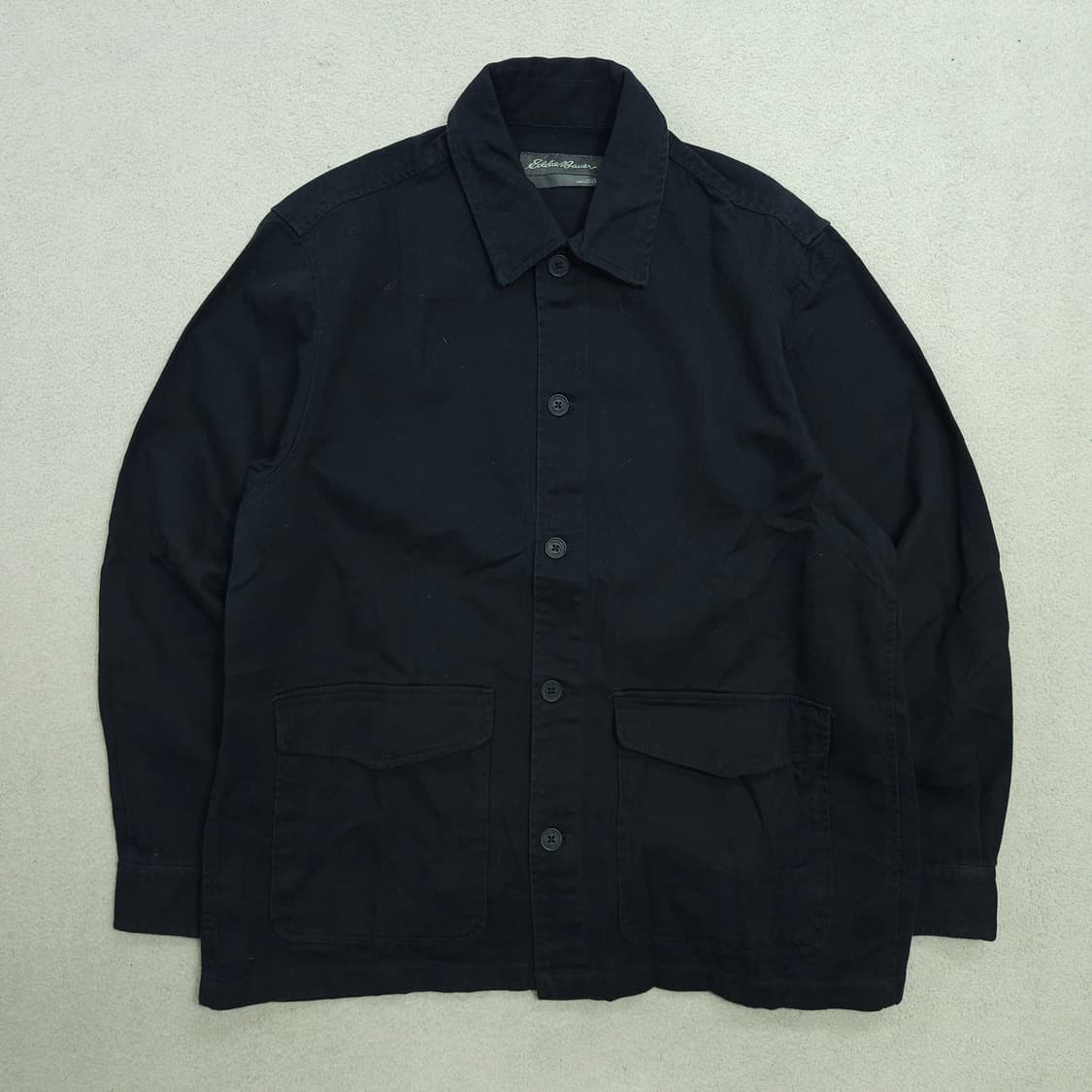 에디바우어 워크 셔츠 자켓 L 블랙 상품이미지2
