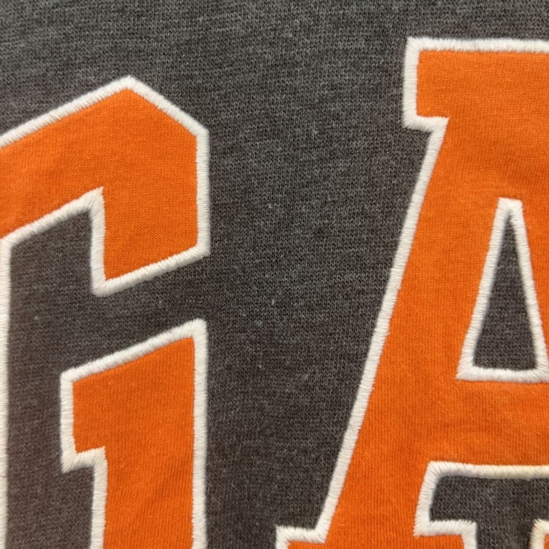 갭 GAP 빈티지 오렌지 빅로고 약기모 후드티 XXL C07118 상품이미지7