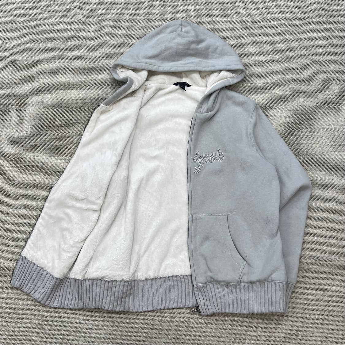 타미힐피거 로고자수 후드집업 r2956 상품이미지3