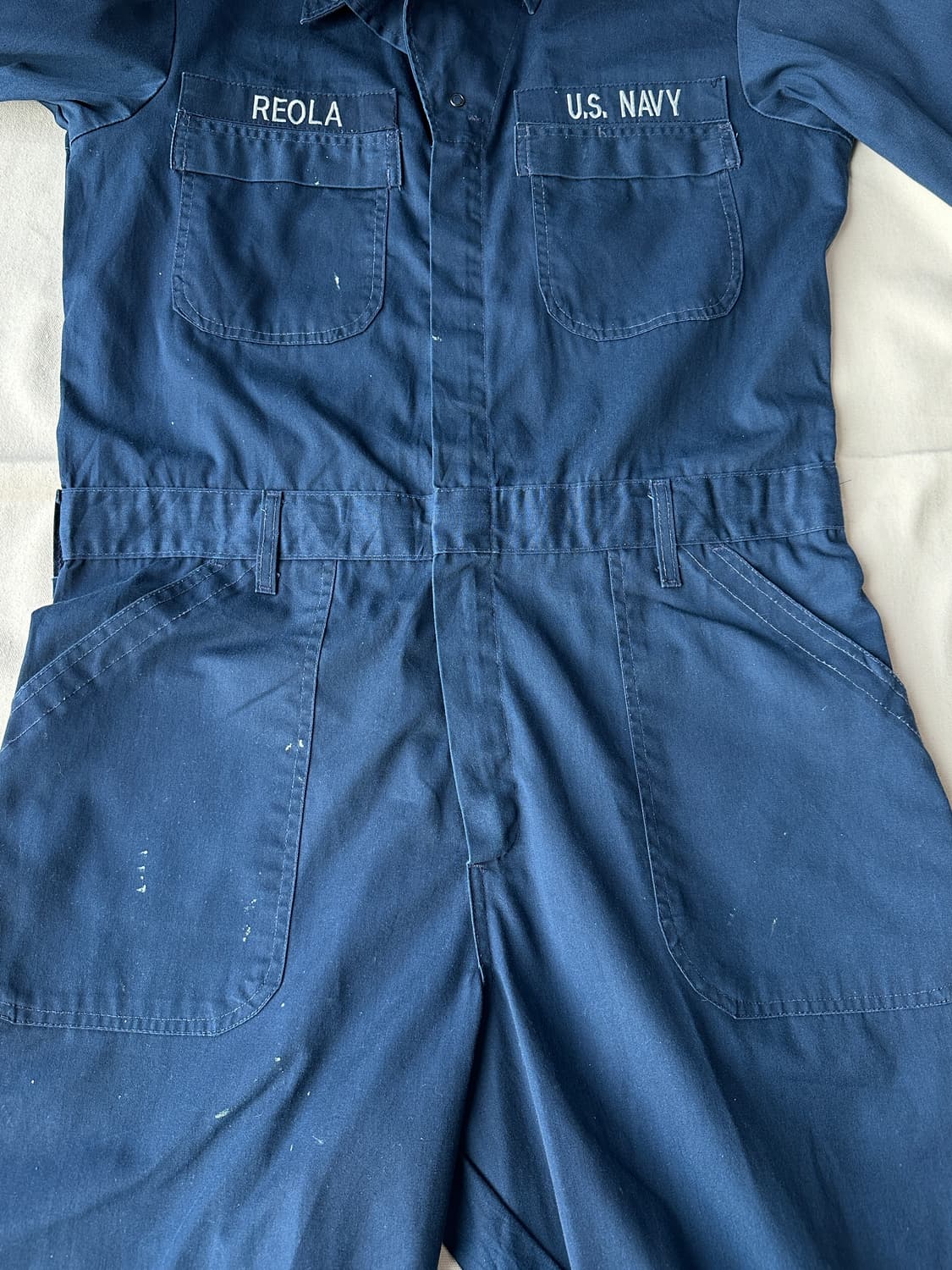 미해군 커버올 유틸리티 42R 오리지널 NAVY 상품이미지4