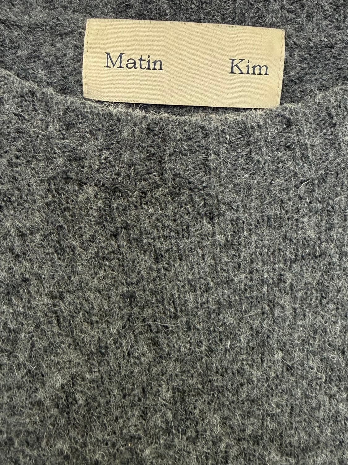 마뗑킴 라운드 패치 울니트 상품이미지5