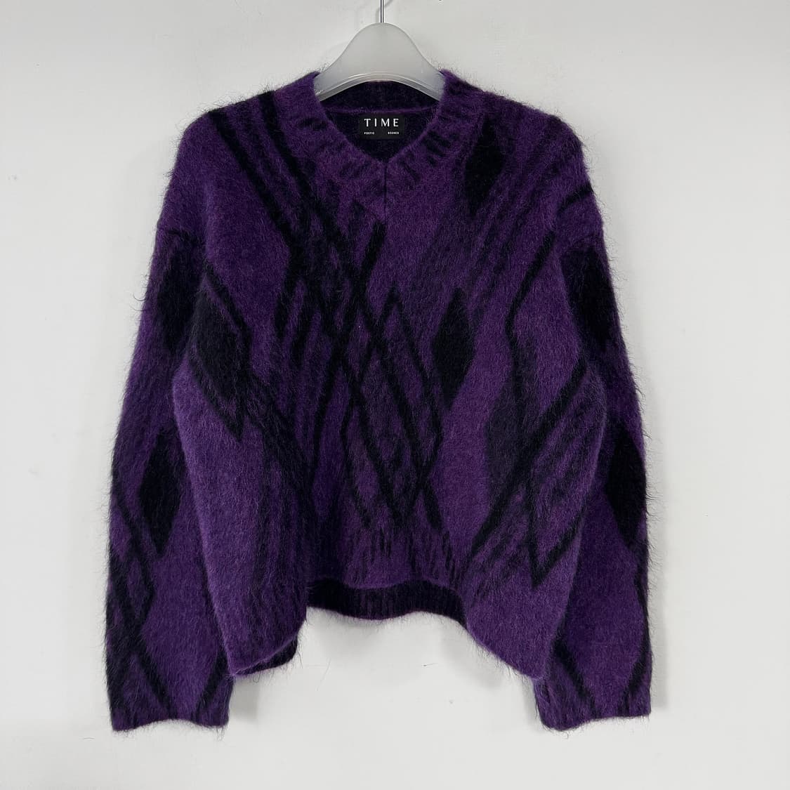 타임 TIME 23 모헤어 울 브이넥 니트 상품이미지1