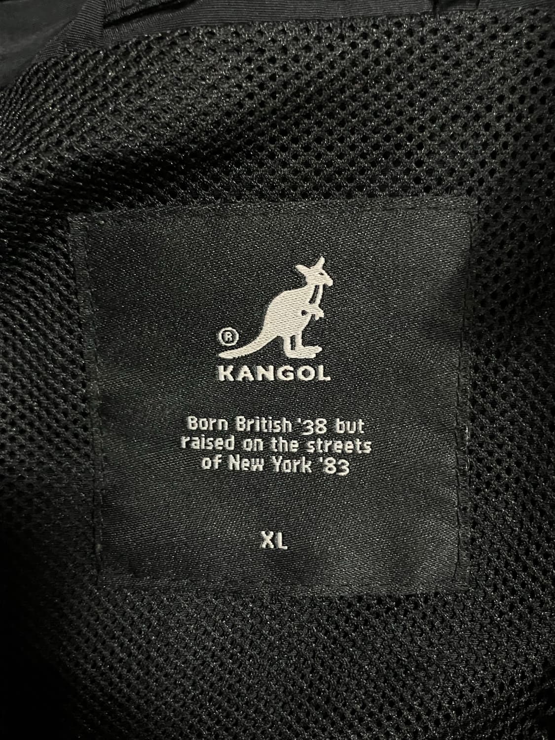 캉골 블랙 후드 아노락 바람막이 자켓 XL 상품이미지8