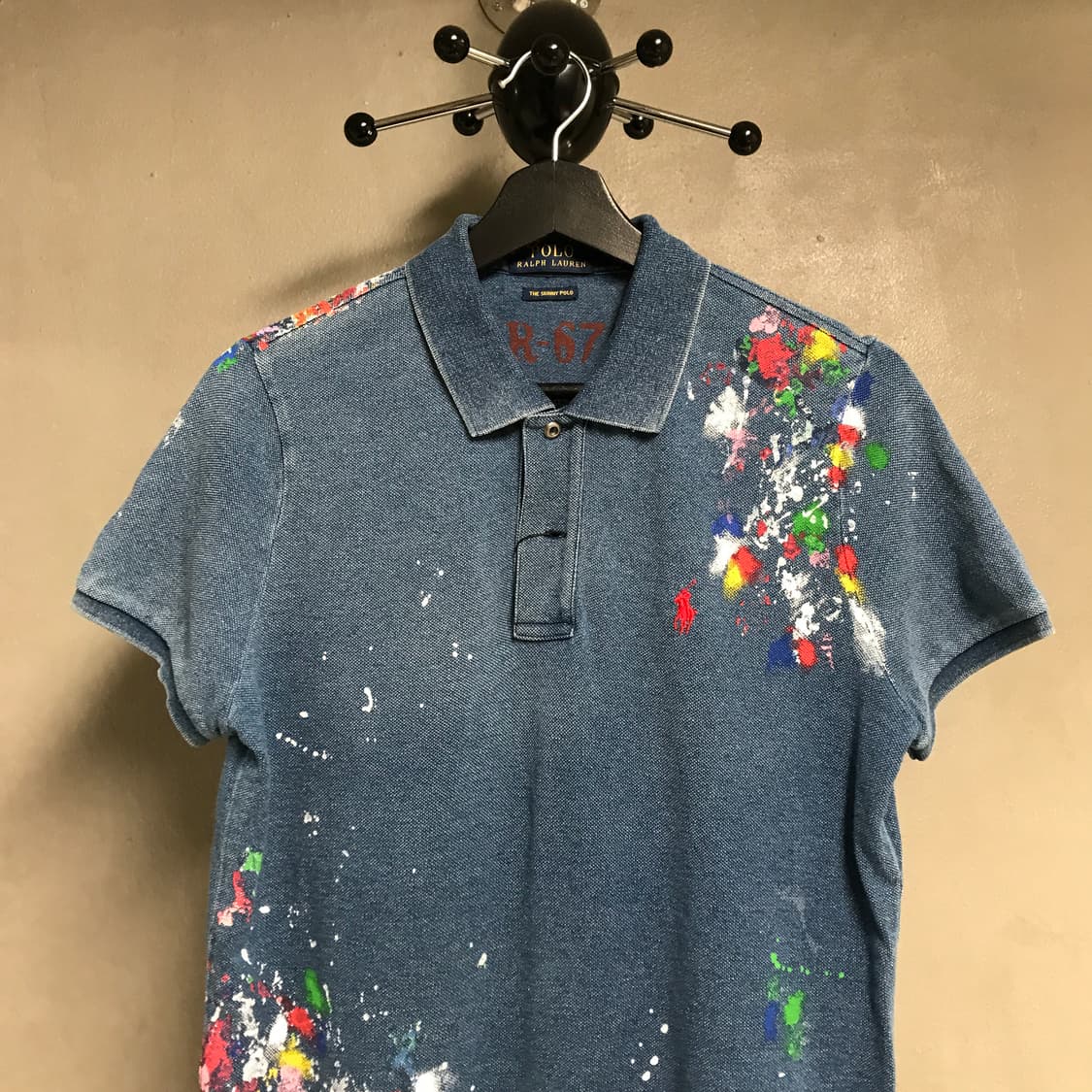폴로 랄프로렌 페인팅 PK 반팔 카라티 L 상품이미지2