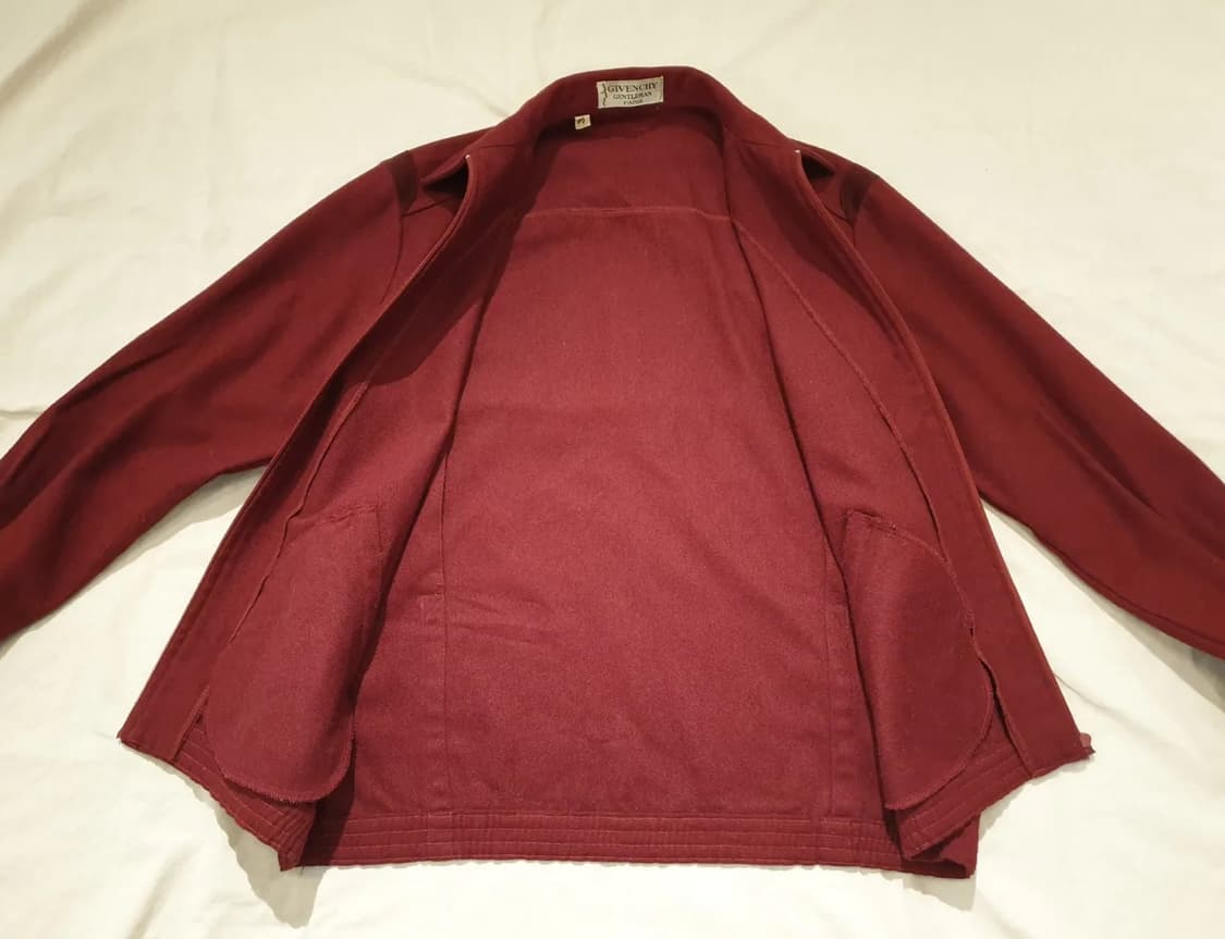 old Givenchy 울 블루종 상품이미지3