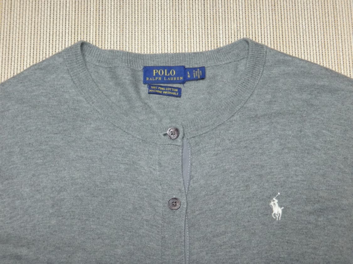 (L) 폴로랄프로렌 여성용 크루넥 니트 가디건 상품이미지5