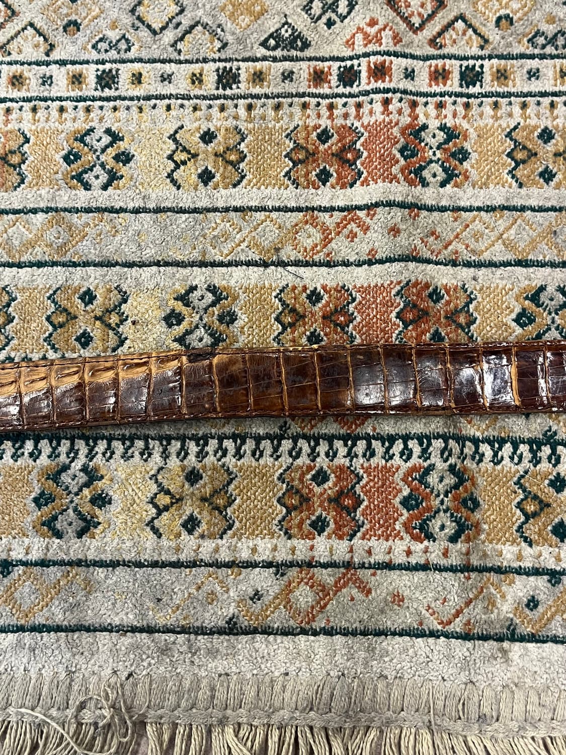 빈티지 가죽 벨트 브라운 #csz22 상품이미지5