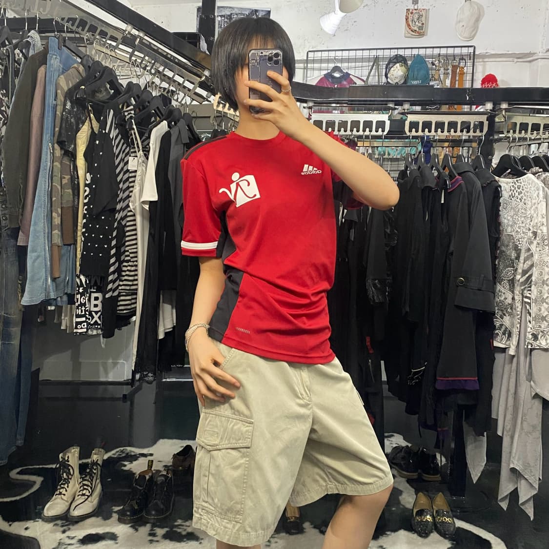 Adidas N 레드 일본 축구부 유니폼 상품이미지9