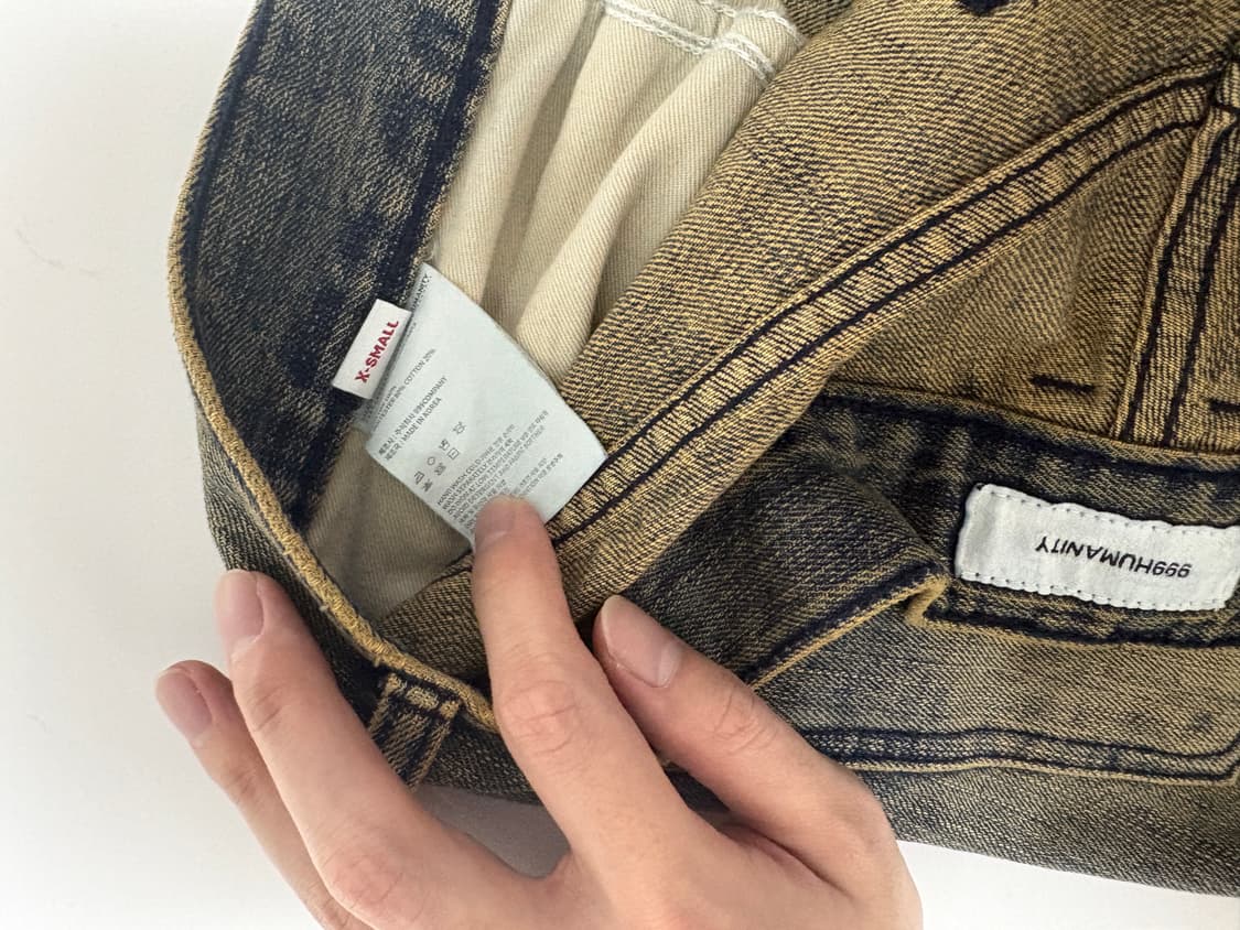 999humanity av pleats denim pants 상품이미지5